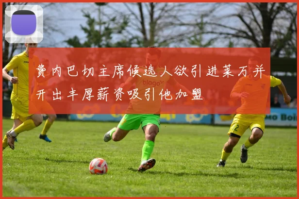 费内巴切主席候选人欲引进莱万并开出丰厚薪资吸引他加盟